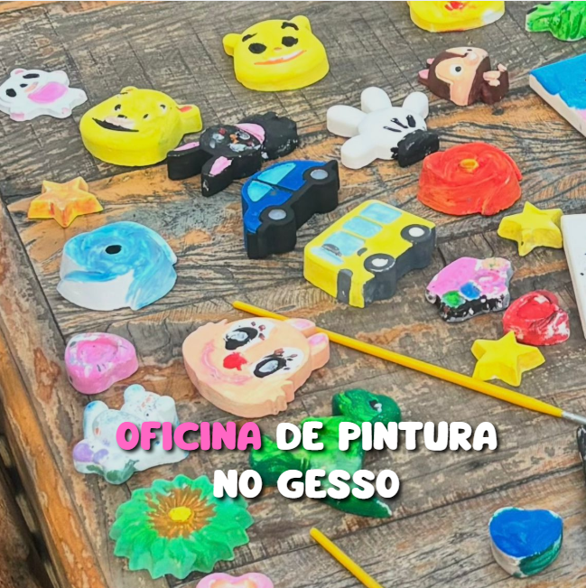 Oficina de pintura no gesso